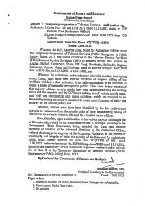 Screenshot of government order