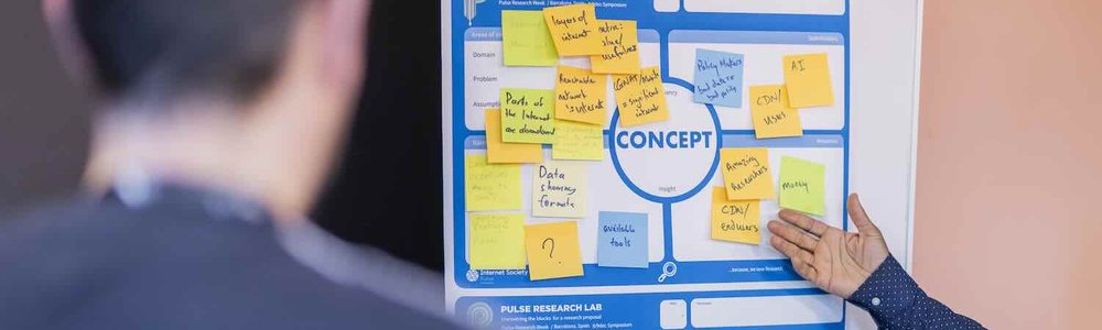 Photo of research proposal at PIMF Spain 2025|||