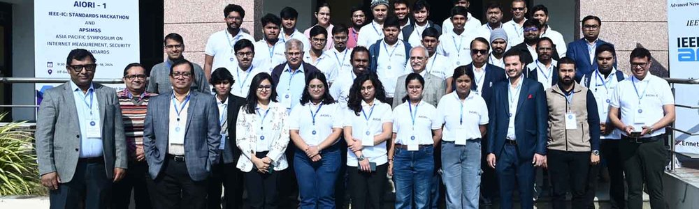 Group photo from the AIORI 1 Hackathon event