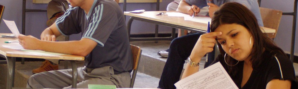 Photo of Algerian baccalaureate students