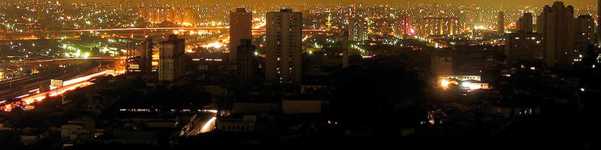 Photo of a partial city blackout