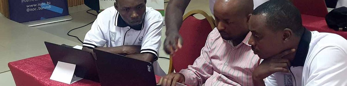 Participants and trainers at a DNSSEC workshop held in Burundi in May 2025|