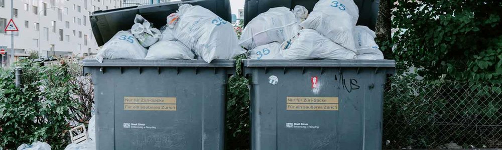 Photo of two dumpsters