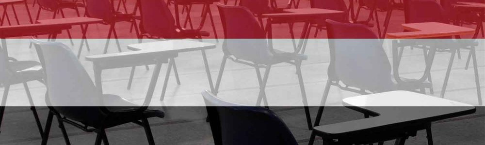 Photo of empty exam hall||||