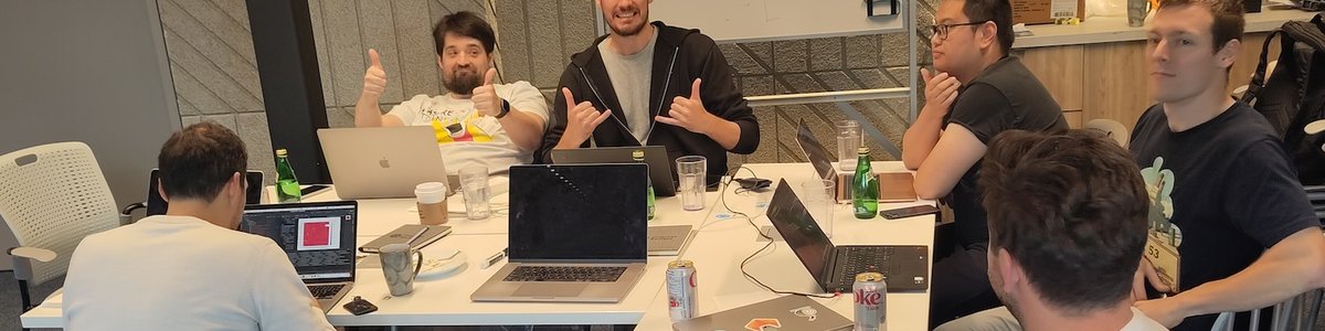 Photo of participants at the 2023 IMC Hackathon