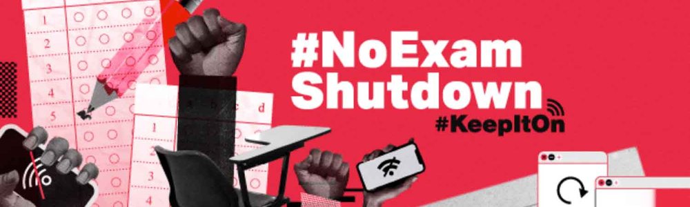 Infographic of exam table and tests and mobile smart devices