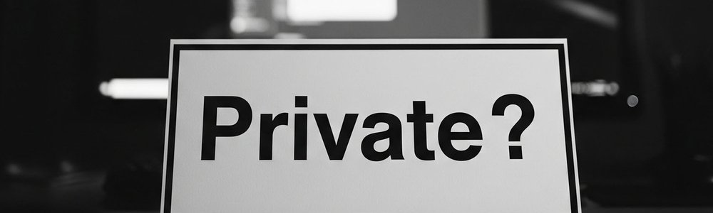 Photo of a private sign