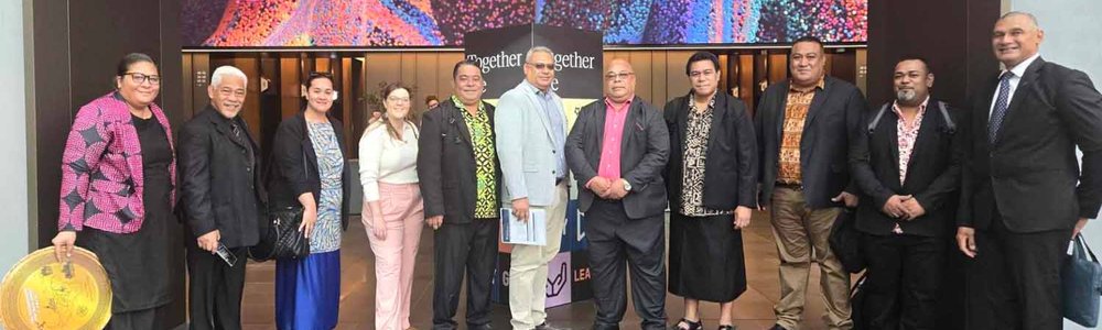 Group photo of Tonga delegation to Australia|||Group photo of Tonga delegation to Australia
