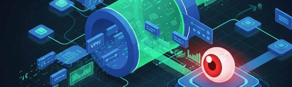 Illustration of detecting vpn traffic among Internet traffic