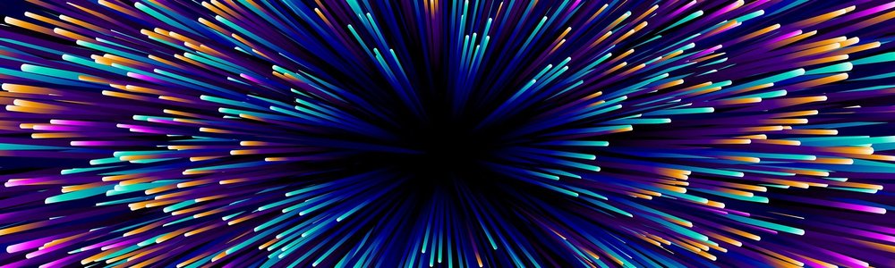 Faisceaux lumineux abstraits