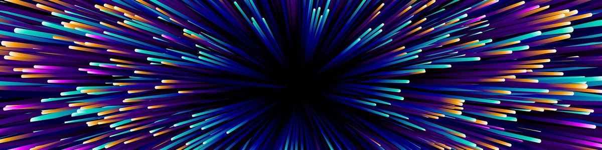 Faisceaux lumineux abstraits