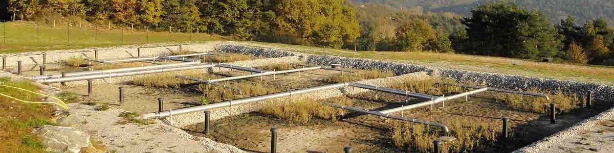 Photo of constructed wetlands