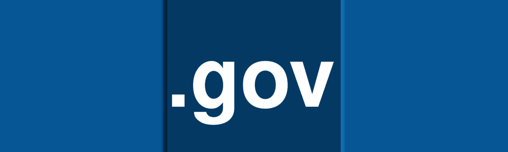 Illustration of button with .gov printed on it|