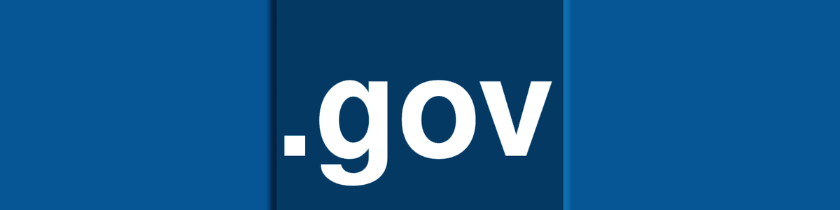Illustration of button with .gov printed on it|