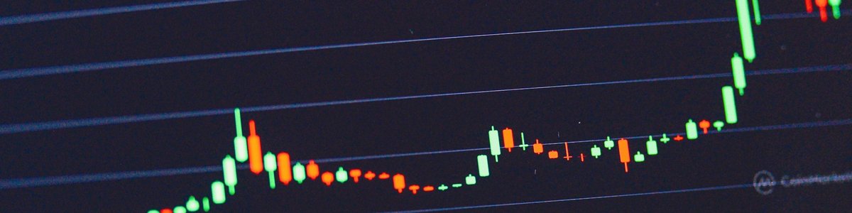 A generic timeline graph showing growth over time