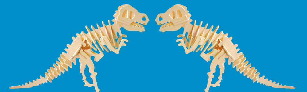 Illustration of two T-Rex models