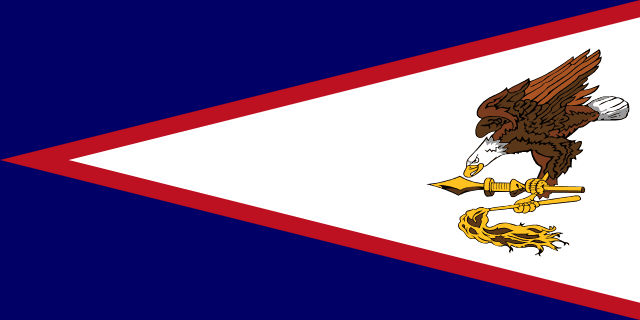 Flag of Samoa Americana