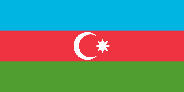 Flag of Azerbaiyán