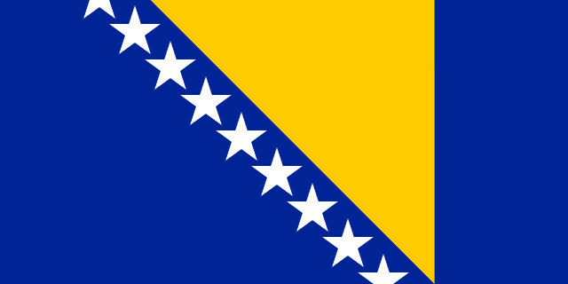 Flag of Bosnia y Herzegovina