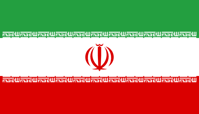 Flag of Irán