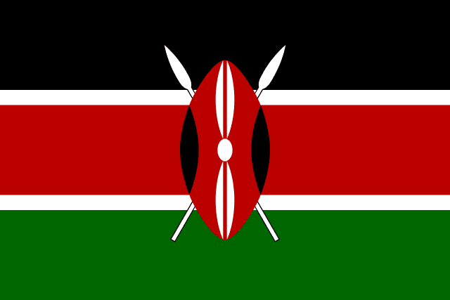 Flag of Kenia