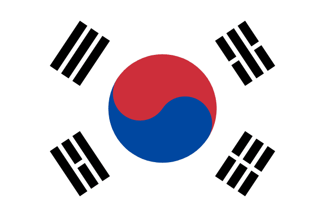 Flag of Corea del Sur