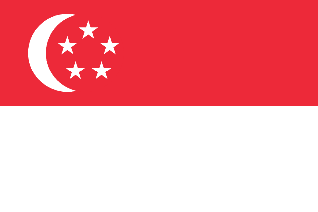 Flag of Singapur