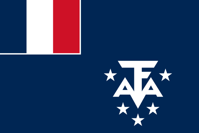 Flag of Tierras Australes y Antárticas Francesas