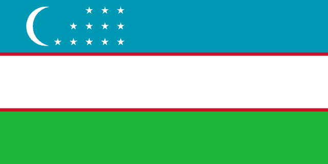 Flag of Ouzbékistan