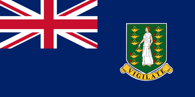 Flag of Islas Vírgenes Británicas