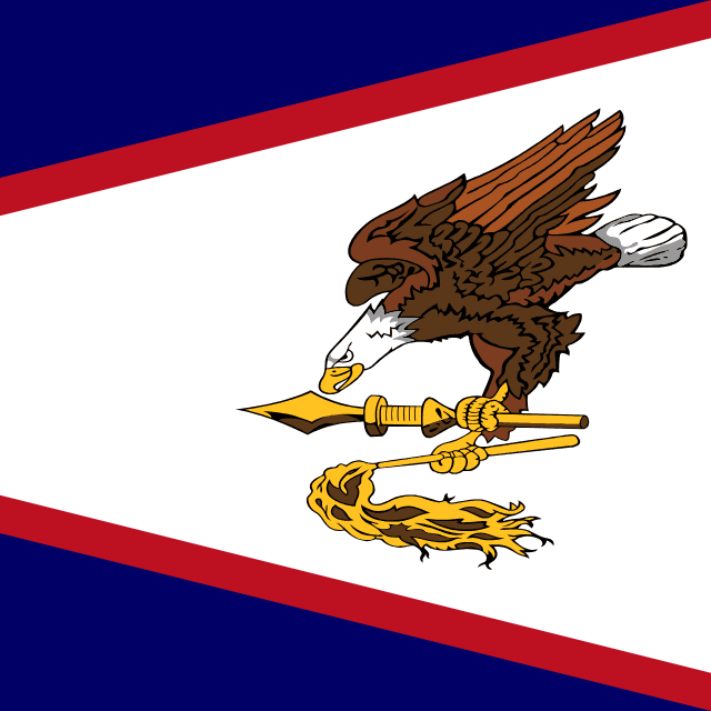 Flag of Samoa américaines