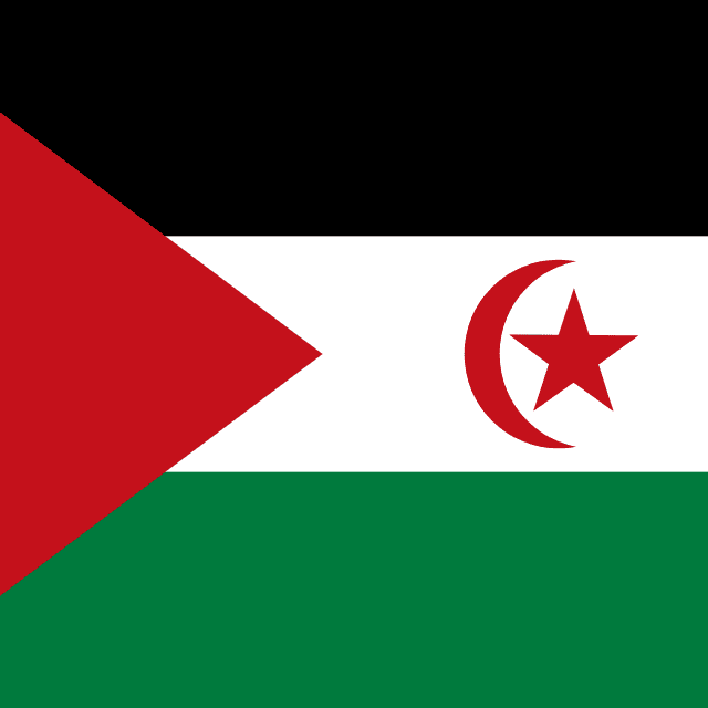 Flag of Sahara occidental