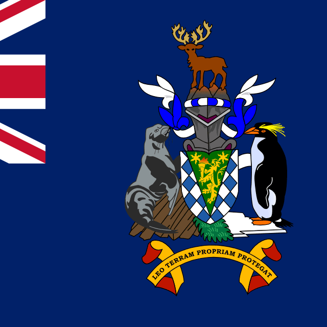 Flag of Islas Georgias del Sur y Sandwich del Sur