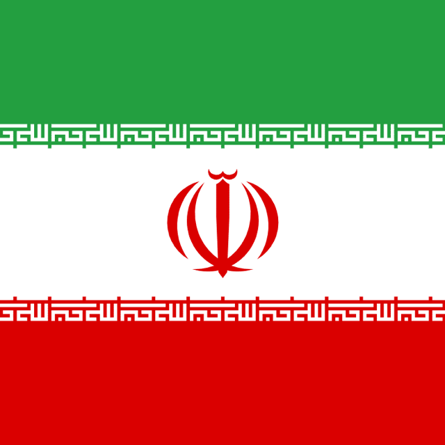 Flag of Irán