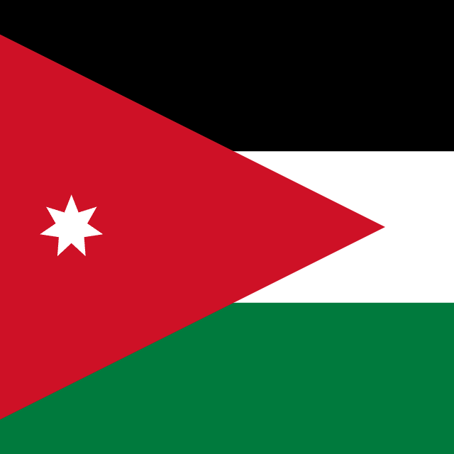 Flag of Jordanie