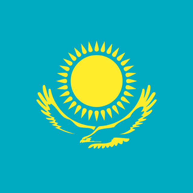 Flag of Kazajistán