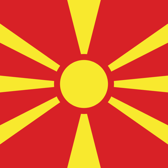 Flag of North Macedonia