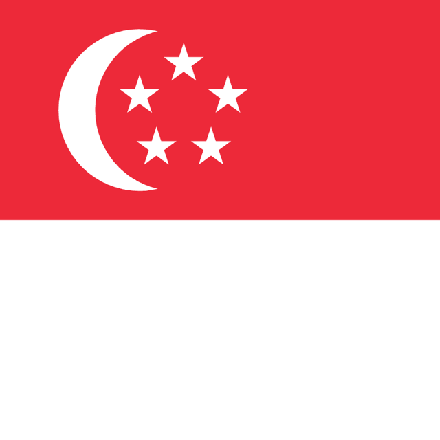 Flag of Singapur