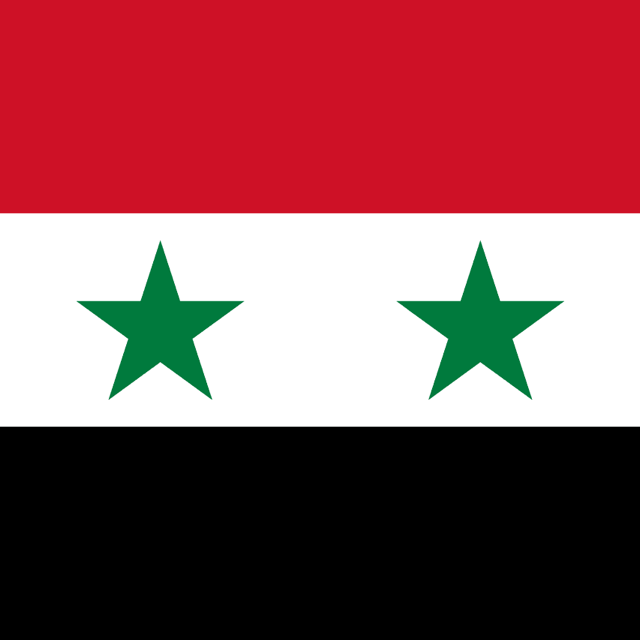 Flag of Syrie