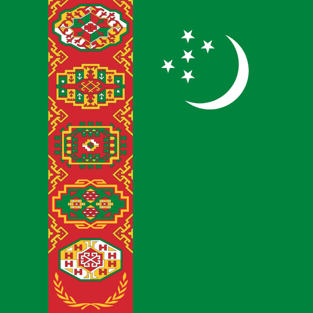 Flag of Turkmenistan