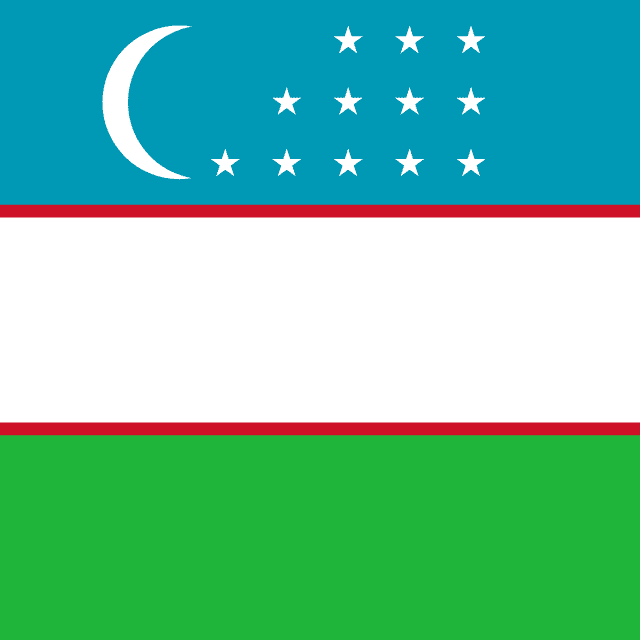 Flag of Uzbekistan