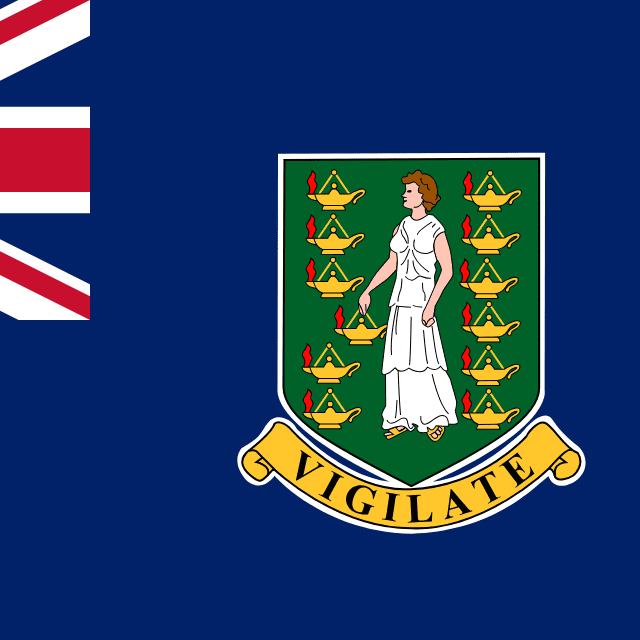 Flag of Îles Vierges britanniques