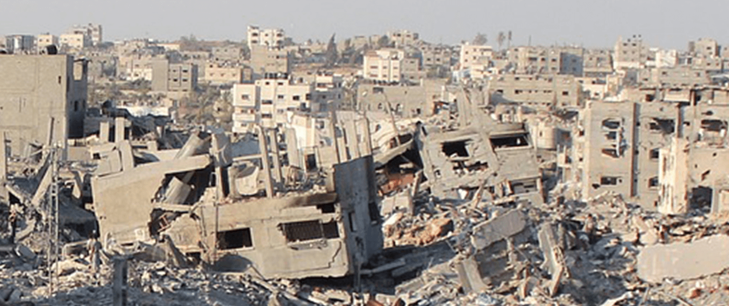 Photo of Gaza buildings destroyed