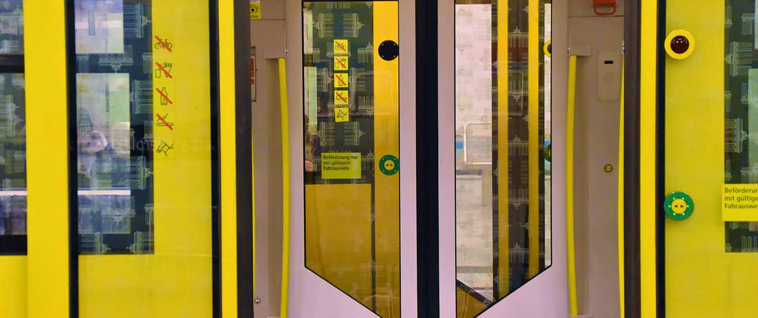 Photo of train doors open