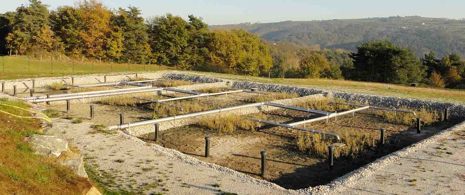 Photo of constructed wetlands